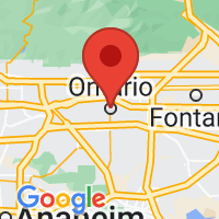 Map of Ontario, CA US